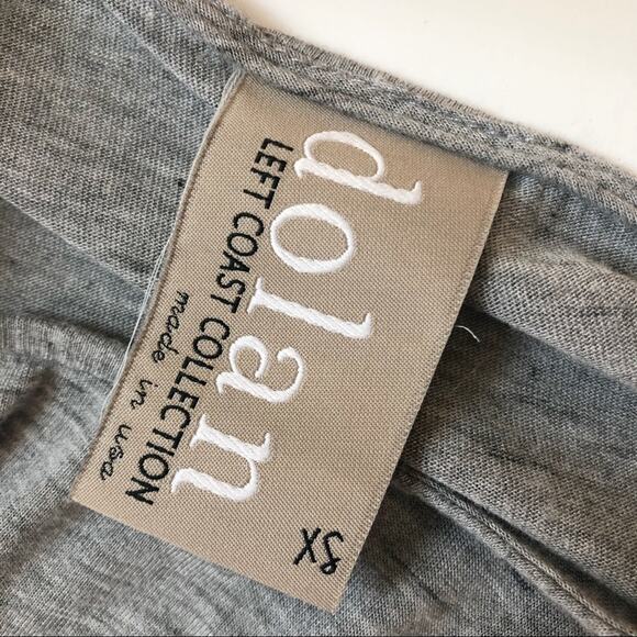 ANTHROPOLOGIE DOLAN Grey Ruffle Knit Top XS - Picture 6 of 6